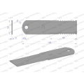 Nóż stały rozdrabniacz słomy sieczkarnia 195x50x3mm otwór 12 zastosowanie 746813 Claas WARYŃSKI ( sprzedawane po 25 )