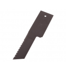 Nóż stały rozdrabniacz słomy sieczkarnia 198x50x3mm otwór 6.5 zastosowanie Z59033 280910Z John Deere WARYŃSKI ( sprzedawane po 25 )