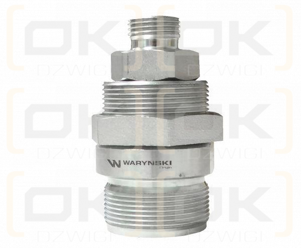 Zawór gniazdo (Bizon) M18x1,5 skręcane (ZSR6160101) Waryński