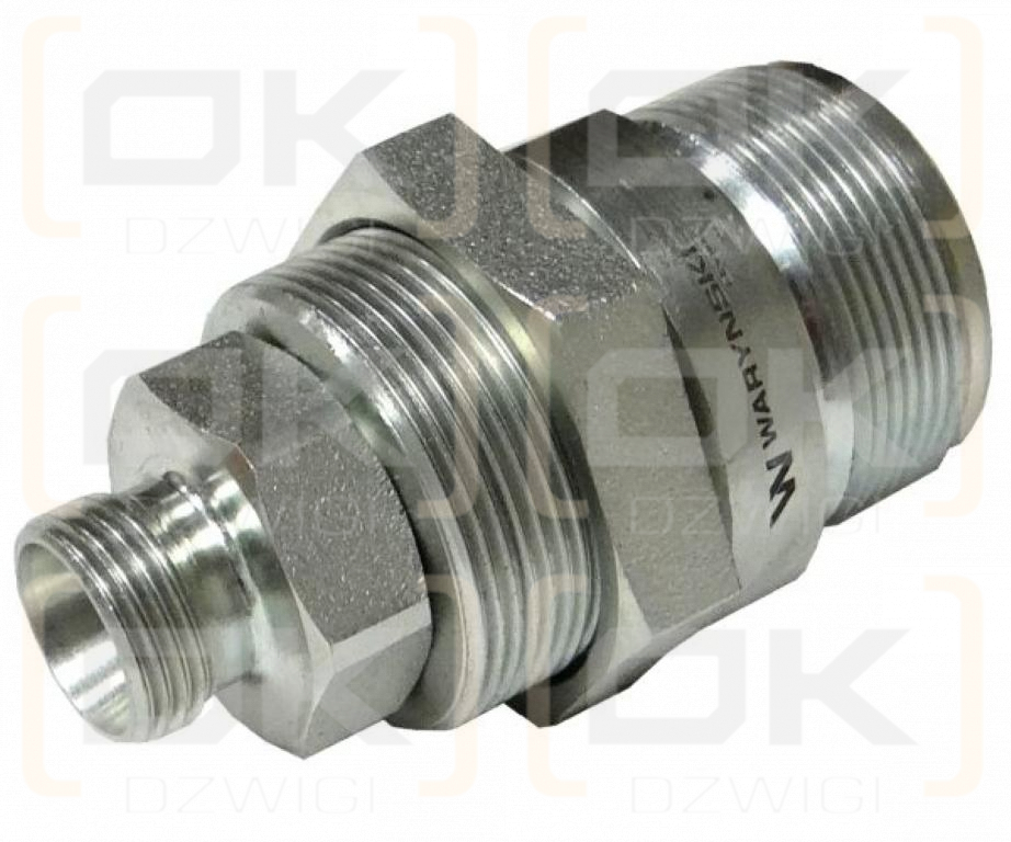 Zawór gniazdo (Bizon) M18x1.5 skręcane (ZSR6160101) Waryński  (opakowanie 10szt)