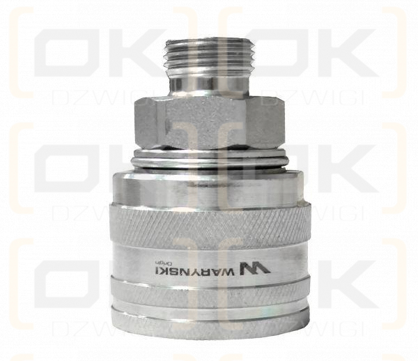 Zawór wtyczka (Bizon) M18x1,5 skręcane (ZSR6160102) Waryński
