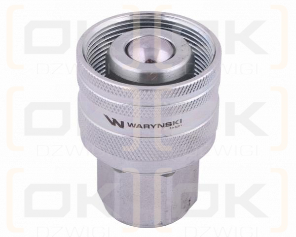 Zawór wtyczka M22x1.5 gwint wewnętrzny skręcane Waryński