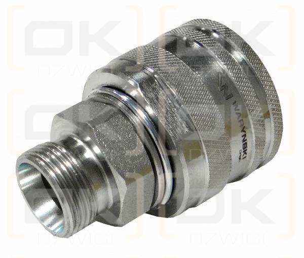 Zawór wtyczka M22x1,5 skręcane (50490030) Waryński