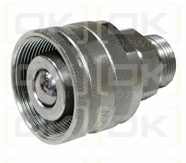 Zawór wtyczka M22x1,5 skręcane (50490030) Waryński