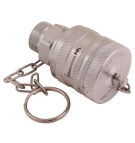 Komplet - zawór wtyczka M22x1.5 skręcane (50490030) z gwintowaną pokrywą/osłoną aluminiową Waryński