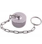 Pokrywa aluminiowa (korek, zaślepka) z gwintem wewnętrznym wkręcany do zaworów skręcanych - gniazd serii WRS Waryński ( sprzedawane po 5 )