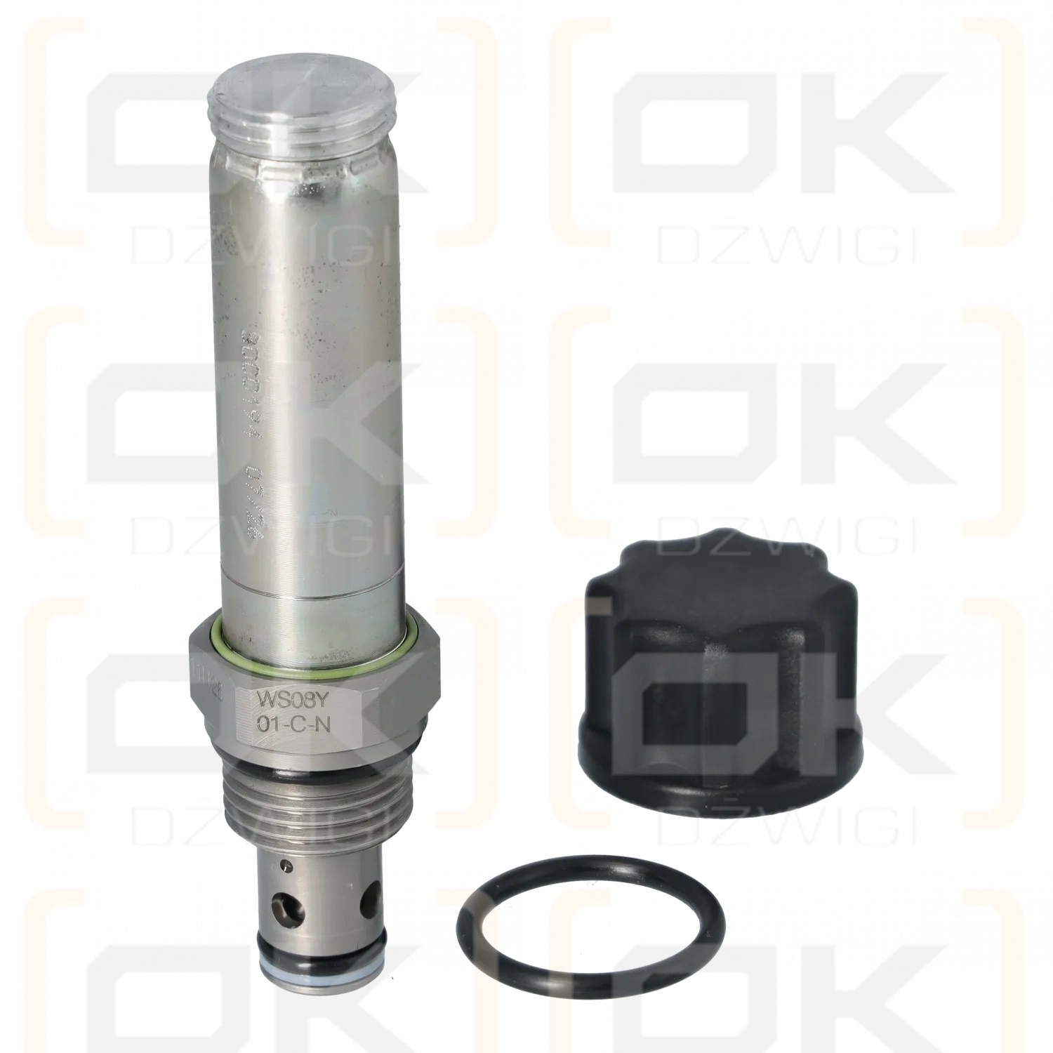 Válvula solenoide Hydac de 2/2 vías; 12,7 mm; 3/4-16 UNF; 350 bar