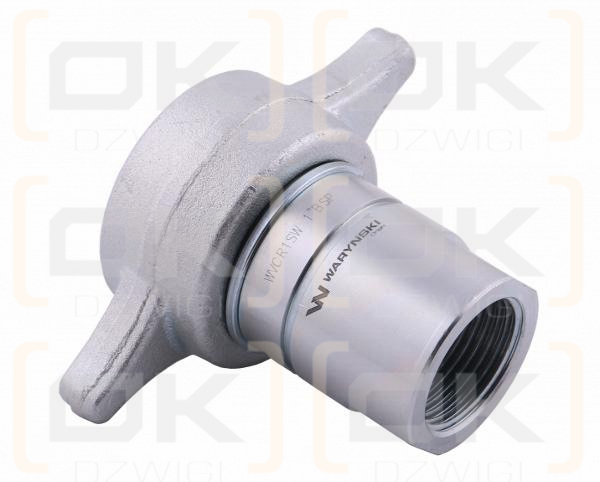 Szybkozłącze hydrauliczne skręcane (motylkowe) wtyczka G1