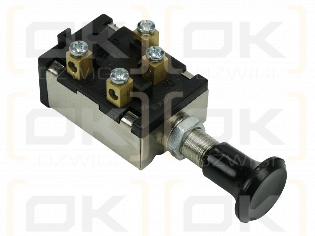 Ausziehbarer Schalter Typ Aus-Ein-Ein mit Schrauben 12V-24V Exkom Kwidzyn eu