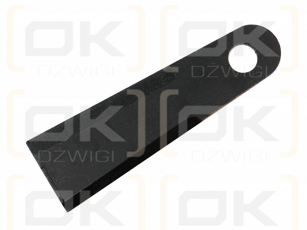 Nóż przystawki do kukurydzy napawany 232x70-51x6 otwór 25.5mm zastosowanie Capello WARYŃSKI