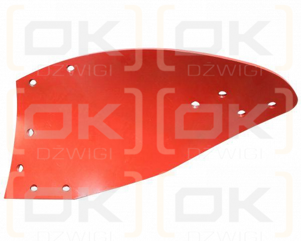 Skrzydło odkładni lewe korpus 6 i 7 zastosowanie Kverneland stal borowa WARYŃSKI