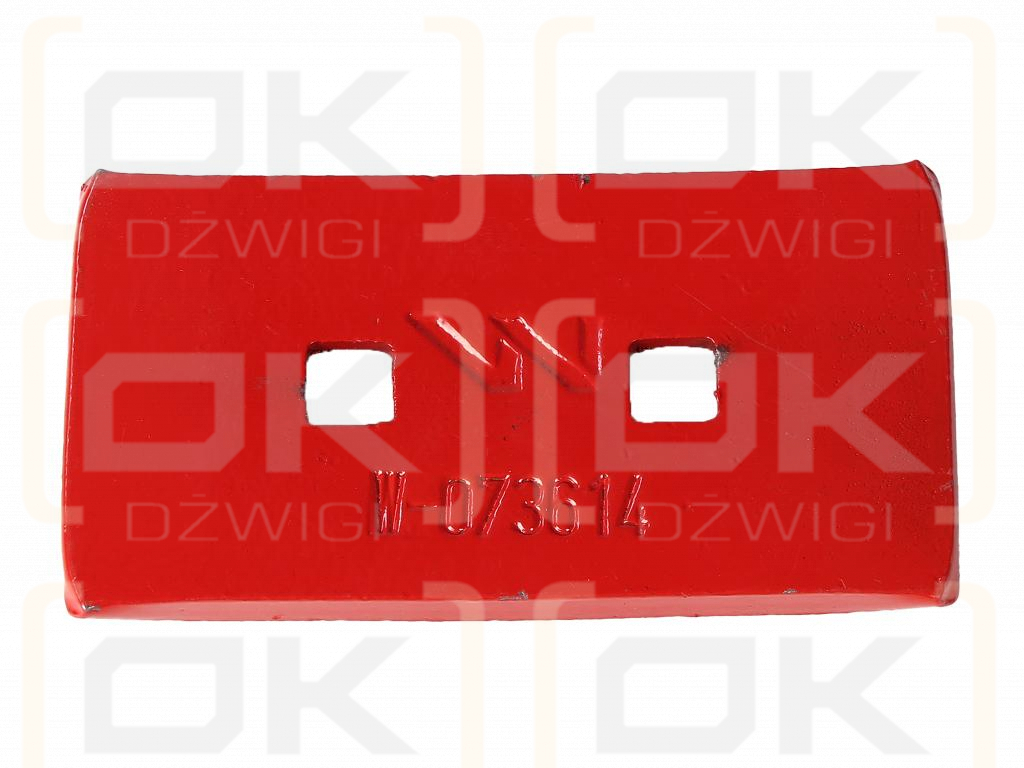 Piętka płozy, nakładka zastosowanie Kverneland, Waryński
