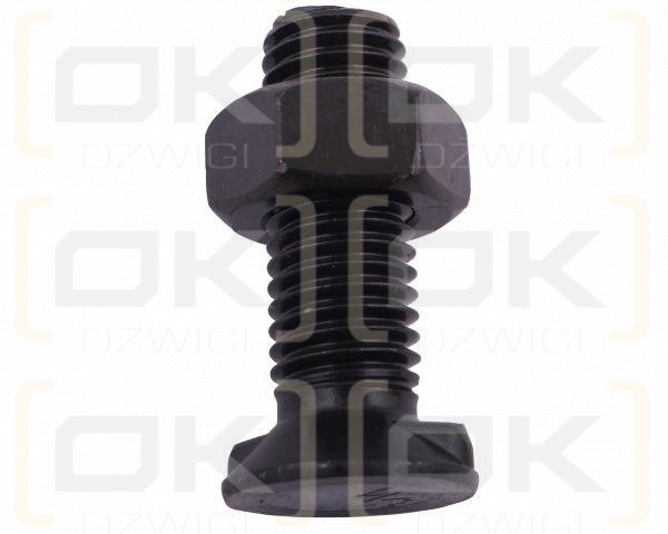 Śruba kpl. płużna dwunoskowa M16x50 mm kl.10.9 Waryński ( sprzedawane po 25 )