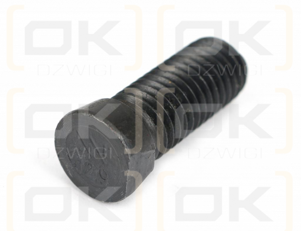 Śruba płużna oval z jednej strony ścięta M14x34 mm kl.12.9 zastosowanie Kverneland Waryński M14X34OV1 ( sprzedawane po 10kg )