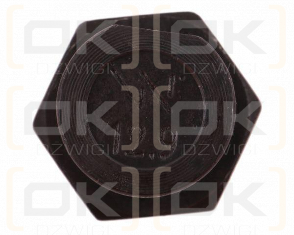 Śruba kpl. płużna oval z jednej strony ścięta M14x39 mm kl.12.9 zastosowanie Kverneland Waryński M14X39OV1 ( sprzedawane po 25 )