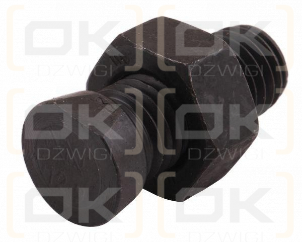 Śruba kpl. płużna oval z jednej strony ścięta M14x39 mm kl.12.9 zastosowanie Kverneland Waryński M14X39OV1 ( sprzedawane po 25 )