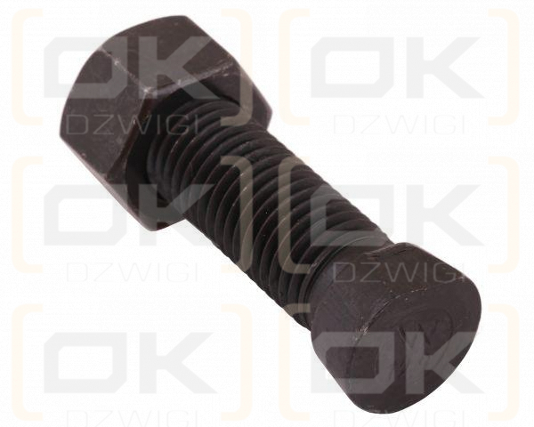 Śruba kpl. płużna oval z jednej strony ścięta M16x50 mm kl.12.9 zastosowanie Kverneland Waryński M16X50OV1 ( sprzedawane po 10 )
