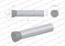 Śruba kpl. płużna oval z jednej strony ścięta M16x85 mm kl.12.9 zastosowanie Kverneland Waryński M16X85OV1 ( sprzedawane po 10 )