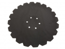 Toothed disc Z-20 fi 460 mounting 6/120 thickness 3.5 mm boron steel straight hub, Tolmet, Waryński