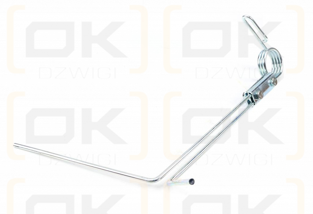 Palec zagarniający podwójny kompletny siewnika Famarol S074 II L-510 mm WARYŃSKI