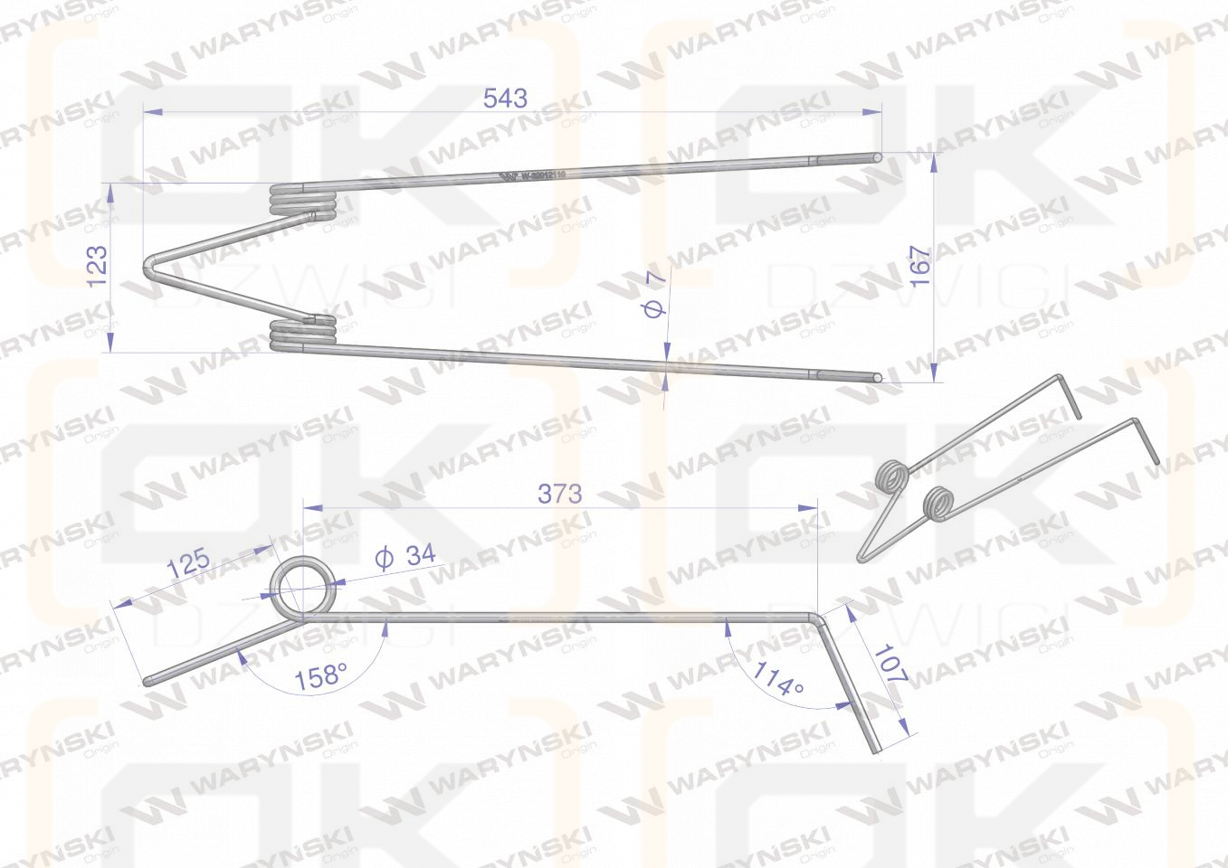 Palec, chwastownik FI 7, BS/115 OC, Waryński