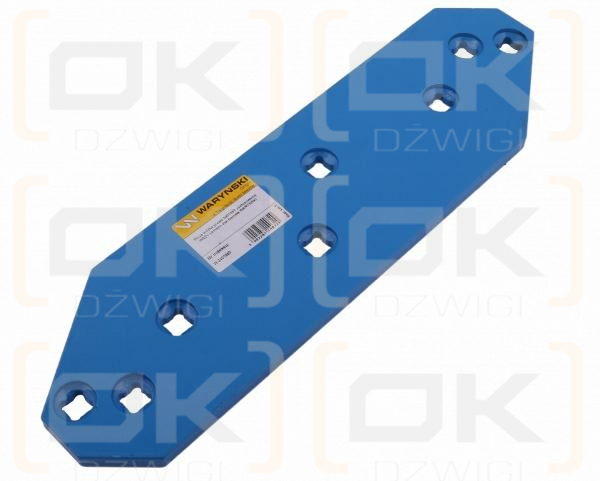 Płoza krótka prawa 3401860 zastosowanie WS2V Lemken stal borowa WARYŃSKI