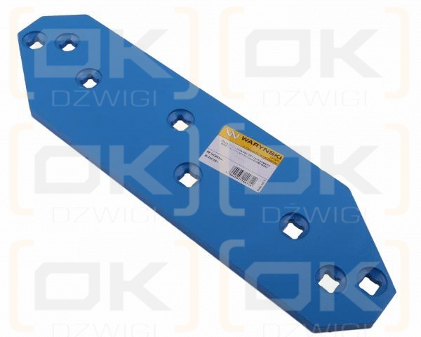 Płoza krótka lewa 3401861 zastosowanie WS2V Lemken stal borowa WARYŃSKI