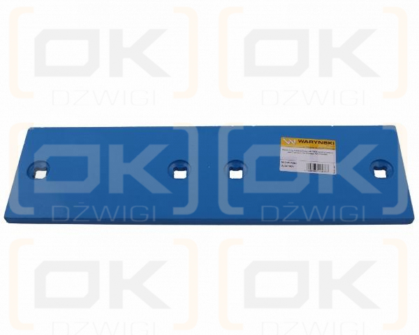 Płoza długa prawa/lewa 3411504 zastosowanie A42 Lemken stal borowa WARYŃSKI