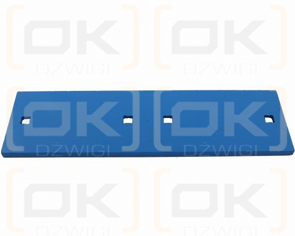 Płoza długa prawa/lewa 3411504 zastosowanie A42 Lemken stal borowa WARYŃSKI
