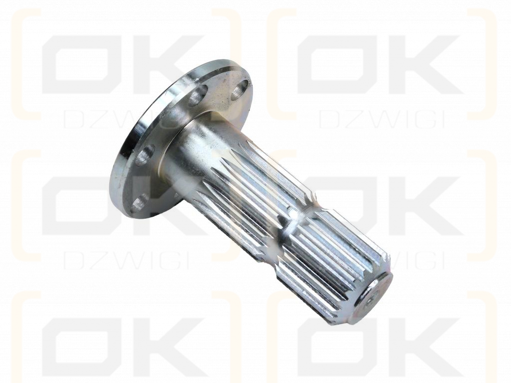 Wałek, WOM z kołnierzem na 6 otworów adapter Z21 - 1 3/8, Waryński