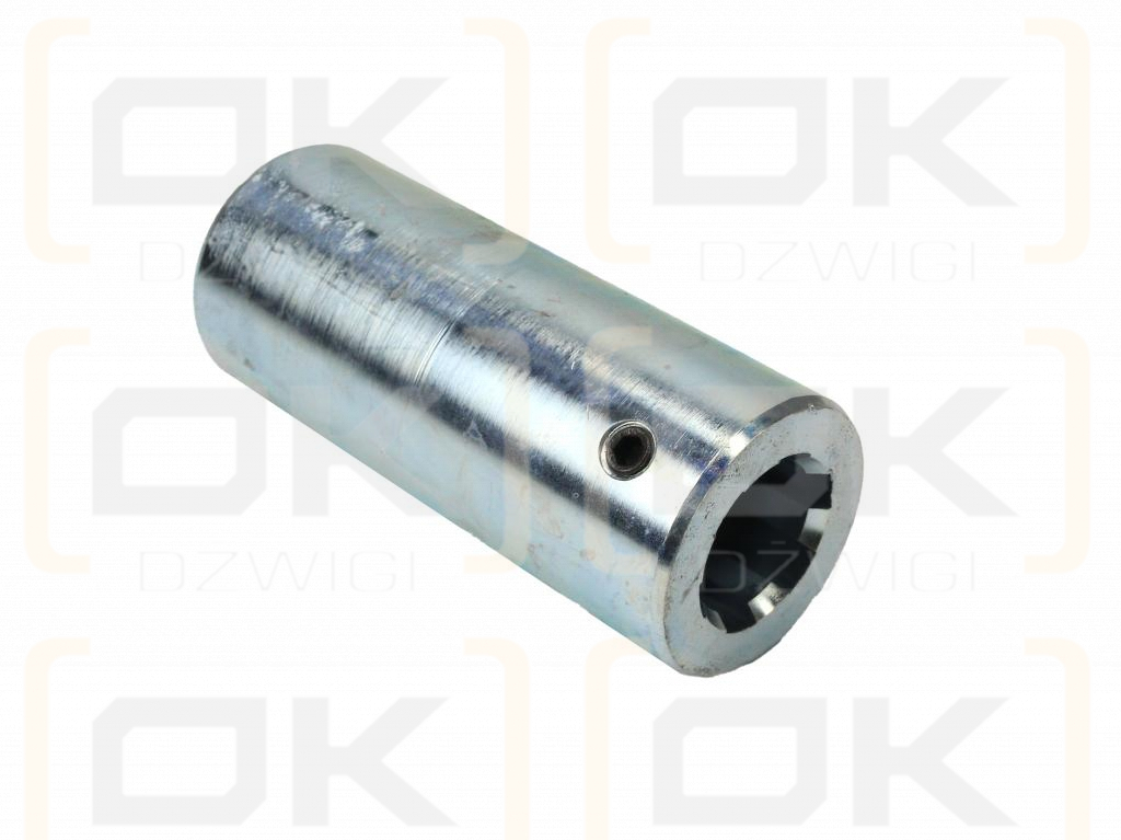Bushing, PTO connecting milled 80mm Z6 - 1 3/4, Waryński
