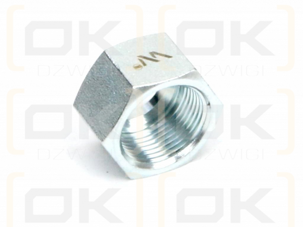 Nakrętka hydrauliczna metryczna (M10L) M16x1.5 10L Waryński ( sprzedawane po 20 )