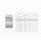 Nakrętka hydrauliczna metryczna (M10L) M16x1.5 10L Waryński ( sprzedawane po 20 )