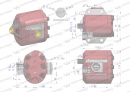 Pompa hydrauliczna podnośnika wzmocniona 39 l/min C-360 WARYŃSKI