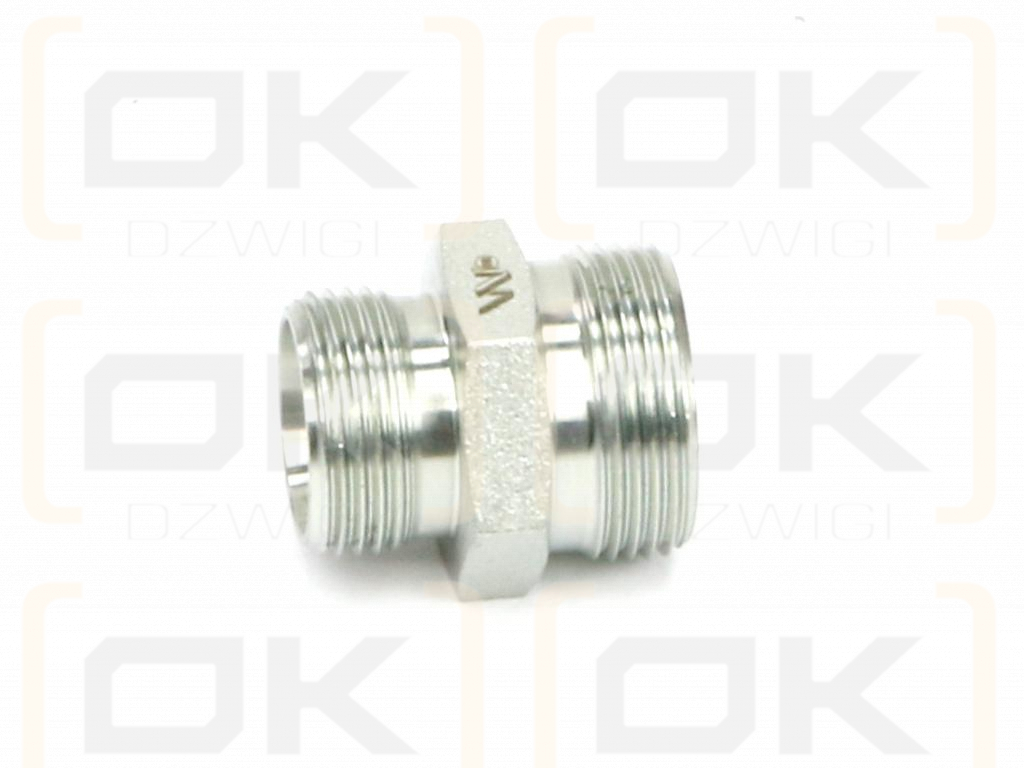 Złączka hydrauliczna redukcyjna metryczna BB M16x1.5 10L / M14x1.5 08L (XG) Waryński ( sprzedawane po 5 )