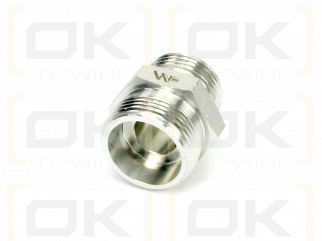 Złączka hydrauliczna redukcyjna metryczna BB M18x1.5 12L / M14x1.5 08L (XG) Waryński ( sprzedawane po 5 )