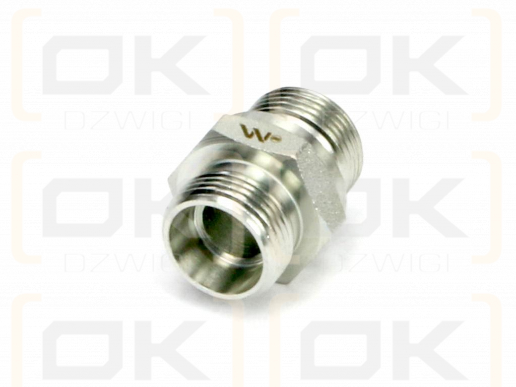 Przyłączka hydrauliczna metryczna BB (XGE) M16x1.5 10L x M14x1.5 ED Waryński ( sprzedawane po 5 )