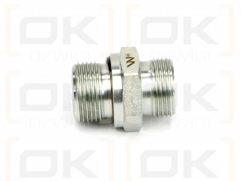 Przyłączka hydrauliczna metryczna BB (XGE) M26x1.5 18L x M18x1.5 ED Waryński ( sprzedawane po 2 )