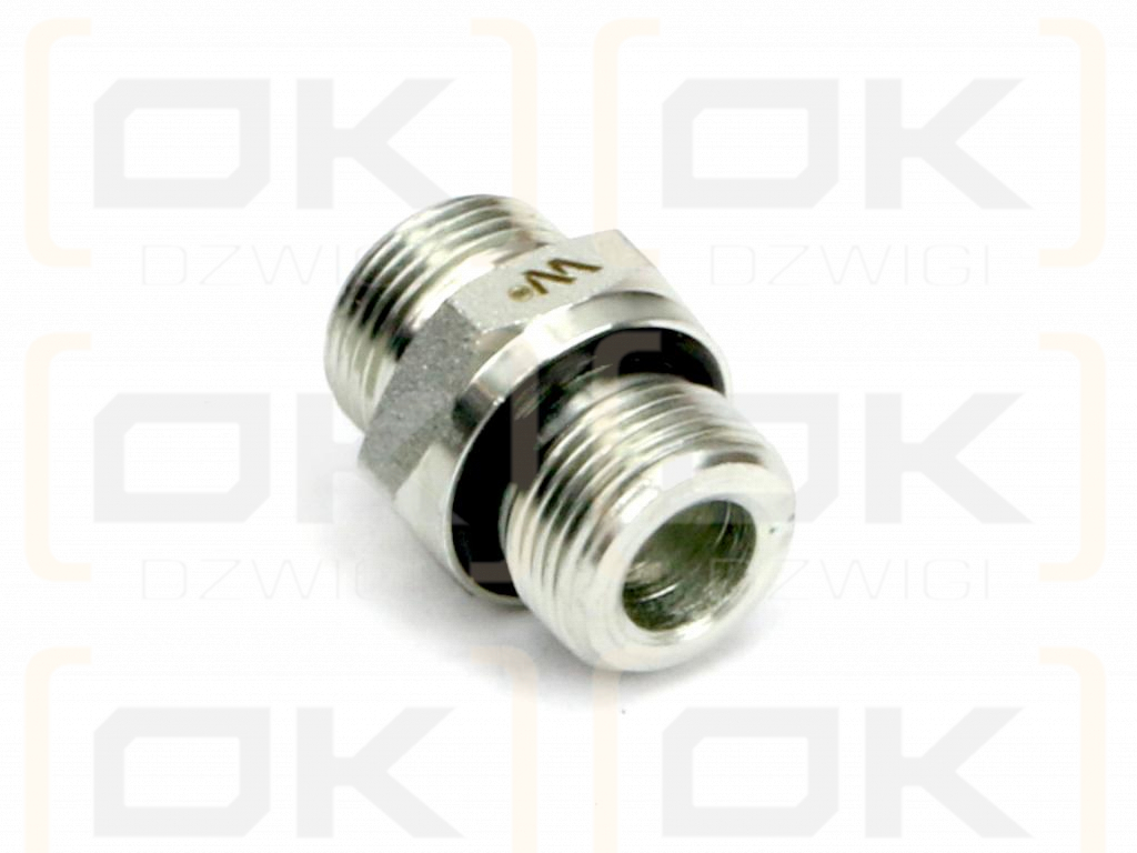 Przyłączka hydrauliczna metryczna BB (XGE) M26x1.5 18L x M26x1.5 ED Waryński ( sprzedawane po 2 )