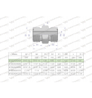 Złączka hydrauliczna calowa BB 9/16