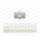 Złączka hydrauliczna calowa BB 1