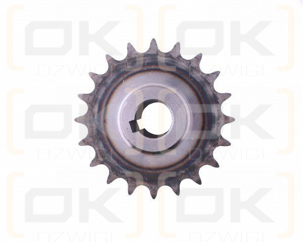Koło łańcuchowe stalowe hartowane Z-20 5/8 fi-25 5040200152 zastosowanie Bizon WARYŃSKI