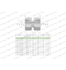 Złączka hydrauliczna metryczna AA M12x1.5 06L Waryński ( sprzedawane po 5 )