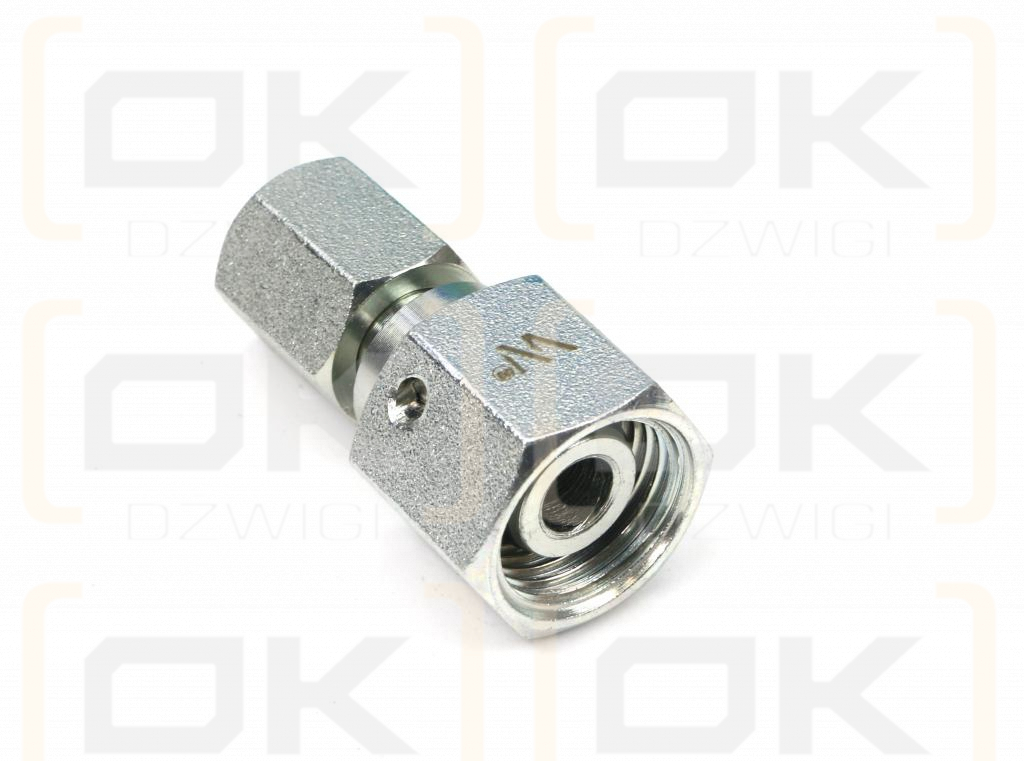 Złączka hydrauliczna metryczna AA M16x1.5 10L x M12x1.5 06L Waryński ( sprzedawane po 2 )