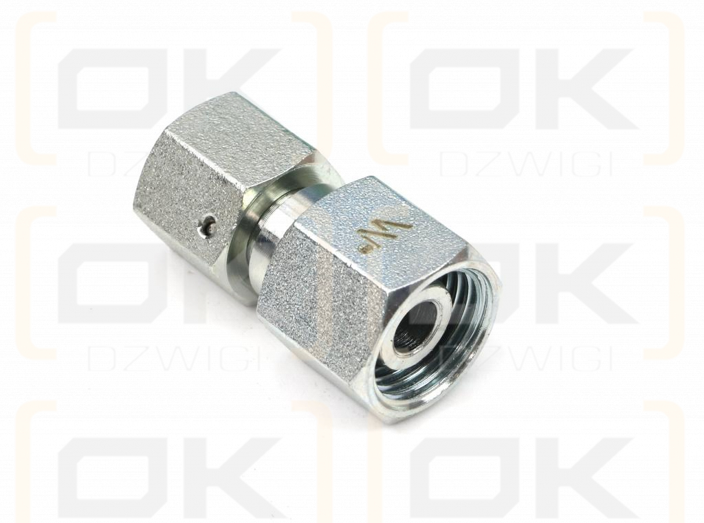 Złączka hydrauliczna metryczna AA M16x1.5 10L x M14x1.5 08L Waryński ( sprzedawane po 2 )