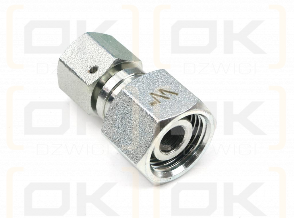 Złączka hydrauliczna metryczna AA M18x1.5 12L x M14x1.5 08L Waryński ( sprzedawane po 2 )