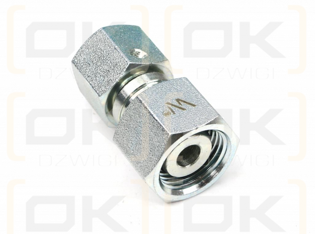 Złączka hydrauliczna metryczna AA M18x1.5 12L x M16x1.5 10L Waryński ( sprzedawane po 5 )