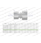 Złączka hydrauliczna metryczna AA M22x1.5 15L x M16x1.5 10L Waryński ( sprzedawane po 5 )