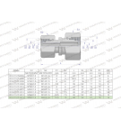 Złączka hydrauliczna metryczna AA M26x1.5 18L x M22x1.5 15L Waryński