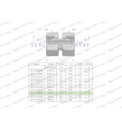 Złączka hydrauliczna metryczna AA M36x2 28L Waryński